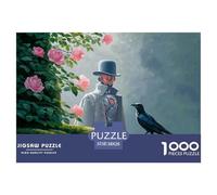 Discord_sinoshow_24085_a_man_in_an_open_coat_and_top_hat_with_red_eyes__12a8d482-dc89-4990-87c1-c68ad5375e2c_4 1000 Pieces Puzzles Impossible Hard Difficult Puzzle Game, Stress Releasing Family Game,