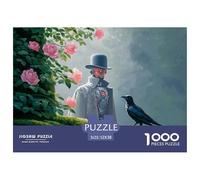 Discord_sinoshow_24085_a_man_in_an_open_coat_and_top_hat_with_red_eyes__12a8d482-dc89-4990-87c1-c68ad5375e2c_4 1000 Pieces Jigsaw Fun Challenging & Brainteasing Jigsaw Puzzle, Stress Releasing Family