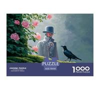 Discord_sinoshow_24085_a_man_in_an_open_coat_and_top_hat_with_red_eyes__12a8d482-dc89-4990-87c1-c68ad5375e2c_4 1000 Pieces Jigsaw Fun Challenging & Brainteasing Puzzle Game, Vibrant Imagery Christmas