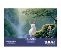 Discord_sinoshow_24085_a_massive_white_mythical_creature_with_red_antle_f37a6135-42d9-4f5a-8344-850531c09fa0_1 1000 Pieces Jigsaw Fun Challenging & Brainteasing Jigsaw Puzzle, Stress Releasing Family