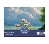 Discord_sinoshow_24085_an_orange_and_white_bus_on_the_water_with_clouds_32aaa38e-b8ad-479e-a371-145c8162a380_1 1000 Pieces Puzzles Challenging And Educational Jigsaw Puzzle, Unique Challenging Educat