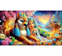 discord_The-Queen-of-Egypt 1000 Piece Jigsaw Puzzles 100% Recycled Cardboard Challenging Puzzle Games 75x50cm/1000pcs