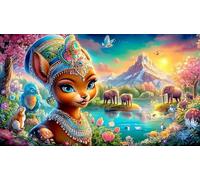 discord_The-Queen-of-Egypt 1000Pc Jigsaw Puzzles for Family Challenging & Brainteasing 75x50cm/1000pcs