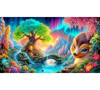 discord_Tree-of-Life 1000-Piece Jigsaw Puzzle Old Kids Birthday Presents Challenging & Brainteasing 38x52cm/1000pcs