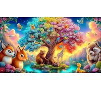 discord_Tree-of-Life 1000 Piece Jigsaw Puzzles for Age 12 Years Kids Challenging & Brainteasing Decoration 75x50cm/1000pcs
