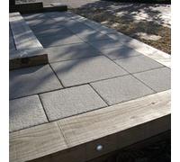 Discount Builders Merchants 80 Pack Textured Concrete Slabs 450X450mm Dark Grey 16.2M²