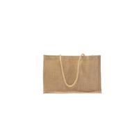 Discount Fabrics Ltd Hessian Tote: Plain Shopping Bags for Gifts, Christmas, Eco-Friendly Drawstring Bags