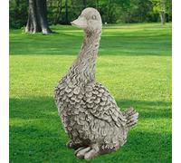 Discount Garden Statues Detailed Stone Cast Goose Ornament