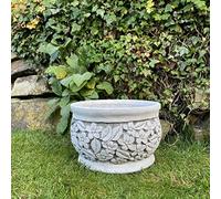 Discount Garden Statues Ornate Flower and Leaf design Planter