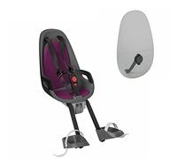 Discount Hamax Observer Front Bike Child Seat Small Children 9 Months + Purple With Protective Hamax Windscreen Observer - Bundle