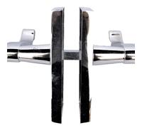 Discount Hardware UK Door Handles Internal Sets - Polished Chrome Door Handle for Modern Doors, House Design, Victorian Scroll 5 Pack - 118mm Long