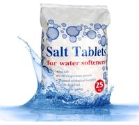 Discount Seller High Purity Sea Salt Water Softener Salt Tablets 25kg (5 Bags), Softens Water, Extends Appliance Life, Improves Lathering, Skin & Hair Care