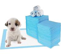 Discount Seller Small Puppy Pads 100 Pack, 45x33cm Super Absorbent and Multi Layered Leakproof Odour Locking Puppy Training Pads, Anti-slip and Quick Dry Dog Training Pads