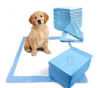 Discount Seller Small Size Puppy Pads (100 Pack, 45x33cm) - Disposable Dog Training Pads, Highly Absorbent, Disposable and Leakproof Premium Quality 6 Layered Protected Anti-Slip Dog Pee Pads