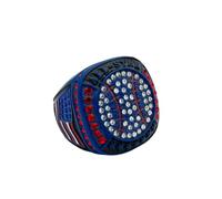 Discount Sports Rings All-Star Ring/Season Award/Team Awards/Assorted Colors/Premium Softball Baseball Ring, 9, Zinc