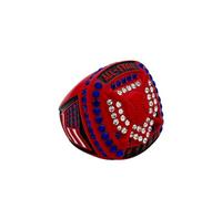 Discount Sports Rings All-Star Ring/Season Award/Team Awards/Assorted Colors/Premium Softball Baseball Ring, 7 UK, Zinc