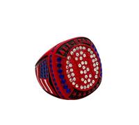 Discount Sports Rings All-Star Ring/Season Award/Team Awards/Assorted Colors/Premium Softball Baseball Ring, 7 UK, Zinc