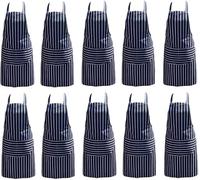 Discounted Cleaning Supplies Chefs Apron Professional Quality Butchers Kitchen Cooks Restaurant Bistro BBQ School College Double POCKETS 100% Cotton with Polyester Straps