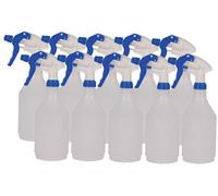 Discounted Cleaning Supplies Complete Pack Of 10 X 750Ml Blue Coloured Hand Trigger Spray Bottles For Cleaning, Gardening And Feeding, Industrial & Domestic