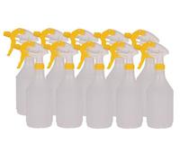 Discounted Cleaning Supplies Complete Pack Of 10 X 750Ml Yellow Coloured Hand Trigger Spray Bottles For Cleaning
