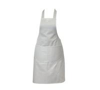 Discounted Cleaning Supplies Dcs White Chefs Apron Professional Quality Butchers Kitchen Cooks Restaurant Bistro Bbq School College Double Pockets 100% Cotton