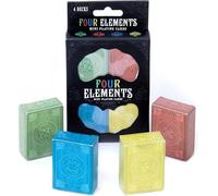 DiscountMagic Four Elements Miniature Playing Cards 4-pack - Tiny 1/3 Size Poker Deck