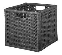 DiscountSeller BRANÄS Basket, Dark grey, 32x34x32 cm for home & office use. Storage boxes & baskets. Small storage & organisers