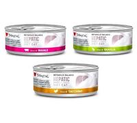 Discourage Liver Cat Diet | Special Nutritional Needs | Various Flavors and Blends | (18x85Gr, 6X Quail 6X Turkey 6X Pork)