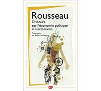 Discours sur l'economie politique et autres textes