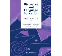 Discourse and Language Education (Cambridge Language Teaching Library)