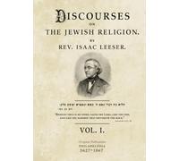 Discourses On The Jewish Religion: Volume 1