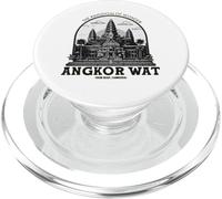 Discover and Explore The Angkor Wat Khmer Cambodia Design PopSockets PopGrip for MagSafe