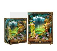 Discover Atlanta DIY Book Nook Kit - Aquarium-Style 3D Puzzle Model - Deep Sea Adventure Theme Bookshelf Insert Kit