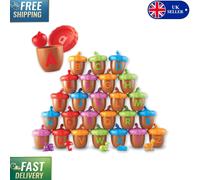 Discover Letters with 78-Piece Alphabet Acorns - Fun Learning for Kids 3-7