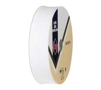 Discover Lifestyle & Fashion Fabrics Bias Binding Tape Polycotton Poly Cotton Sewing Piping Bunting Decorative Trim Edging Hemming Huge Colour Range | 18mm Wide (25 Metre Roll, White)