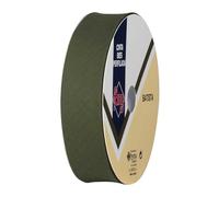 Discover Lifestyle & Fashion Fabrics Bias Binding Tape Polycotton Poly Cotton Sewing Piping Bunting Decorative Trim Edging Hemming Huge Colour Range | 25mm Wide (25 Metre Roll, Khaki)