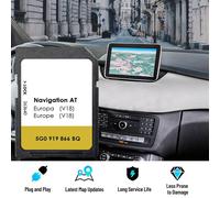 Discover Navi SD Card GPS Europa Sat Nav for VW Maps Navigation AT V18 MIB1 Card Free Shipping with Anti fog flim AT V18