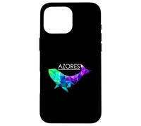 Discover Nuvazores: The Magic Of The Azores Animal Whales Case for iPhone 16 Pro Max