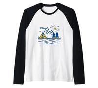Discover the Beauty Within Nature Camping Outdoor Graphic Raglan Baseball Tee