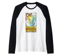 Discover The Invisible DNA Genetics Science Biology Raglan Baseball Tee