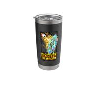 Discover The Invisible DNA Genetics Science Biology Stainless Steel Insulated Tumbler