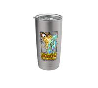 Discover The Invisible DNA Genetics Science Biology Stainless Steel Insulated Tumbler