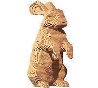 Discover the magic of 3D puzzles with CARTONIC - Rabbit: an enchanting journey of assembly and entertainment - 3D cardboard puzzle - The cardboard turns into a figure in relief, Craft