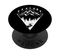Discover the mountains gift PopSockets Adhesive PopGrip