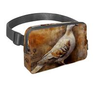 Discover The Perfect Companion for Your Active Lifestyle, Travel Waist Pack for Men and Women, A Crossbody Bag for Running, Walking, Hiking, and Cycling, Vintage Pigeon Pattern