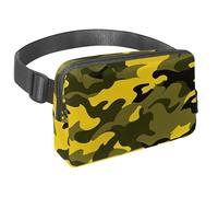 Discover The Perfect Crossbody Bag for Your Active Lifestyle, Ideal for Travel, Running, and More, Yellow Camouflage Pattern
