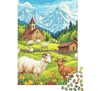Discover The Thrill of Solving Goat - A 1000 Piece Wooden Puzzle Challenge for Puzzle Lovers of All Ages - Educational And Fun