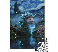 Discover The Thrill of Solving Miniature Hedgehog - A 1000 Piece Wooden Puzzle Challenge for Puzzle Lovers of All Ages - Educational And Fun