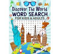 Discover The World Word Search For Kids & Adults: Explore Countries, Capitals & Famous Cities in Fun Puzzles for All Ages