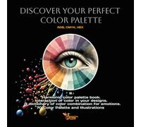 Discover your perfect color palette: Harmonic color palette book. Interaction of color in your designs. A dictionary of color combination for emotions.